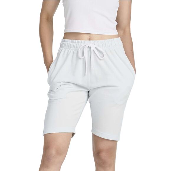 WOMEN'S PLUS 3XL BERMUDA SHORTS FRENCH TERRY 9" 1 PAIR - Picture 5 of 12